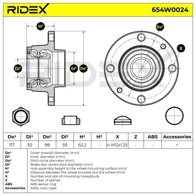 Wheel Bearing RIDEX 654W0024 654W0024 - photo 7