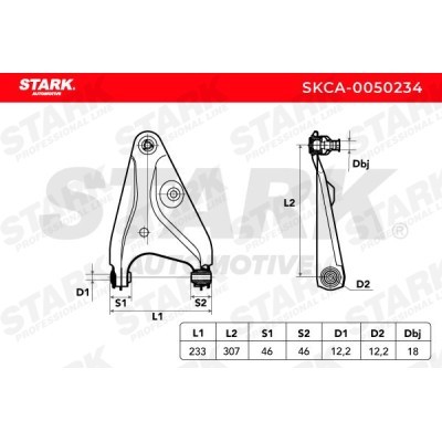 Control Arm Stark SKCA-0050234 SKCA-0050234 - photo 3