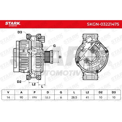 Alternator Stark SKGN-03221475 SKGN-03221475 - photo 5