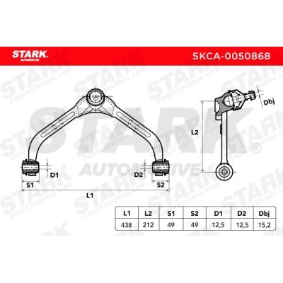 Control Arm Stark SKCA-0050868 SKCA-0050868 - photo 8