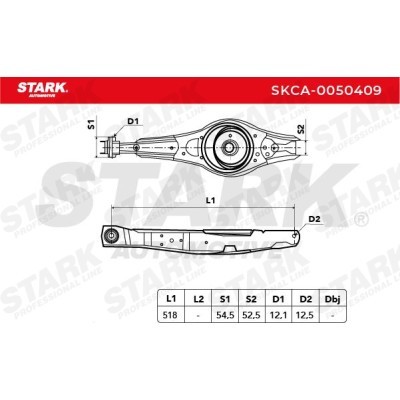 Control Arm Stark SKCA-0050409 SKCA-0050409 - photo 6