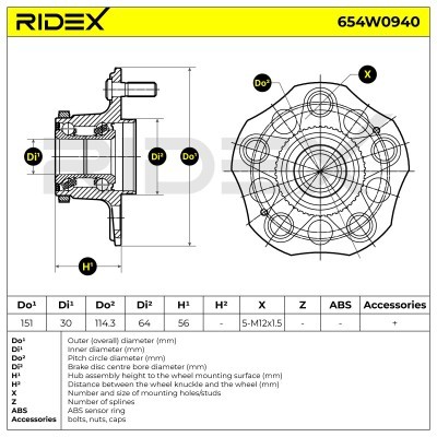 Wheel Bearing RIDEX 654W0940 654W0940 - photo 6