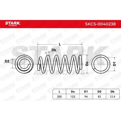 Suspension Spring Stark SKCS-0040238 SKCS-0040238 - photo 5