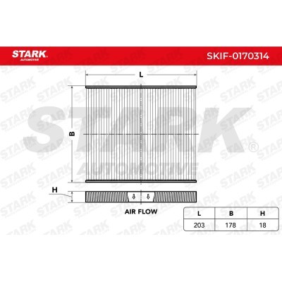 Cabin Air Filter Stark SKIF-0170314 SKIF-0170314 - photo 2