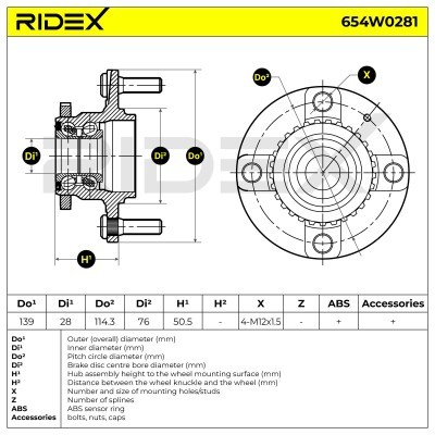 Wheel Bearing RIDEX 654W0281 654W0281 - photo 7