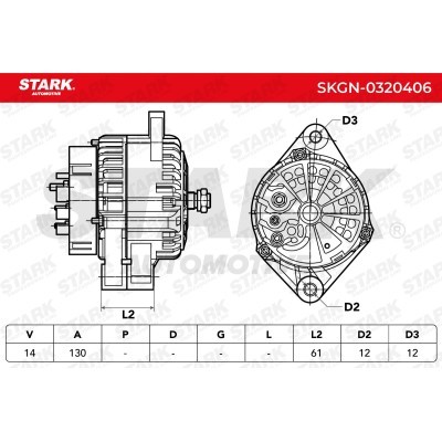 Alternator Stark SKGN-0320406 SKGN-0320406 - photo 5