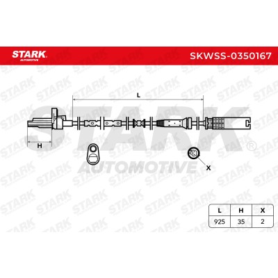 ABS Sensor Stark SKWSS-0350167 SKWSS-0350167 - photo 5