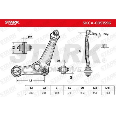Control Arm Stark SKCA-0051596 SKCA-0051596 - photo 5