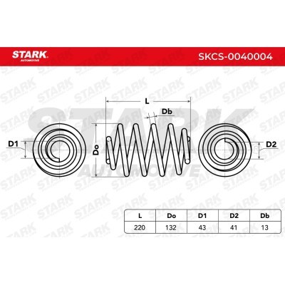 Suspension Spring Stark SKCS-0040004 SKCS-0040004 - photo 6