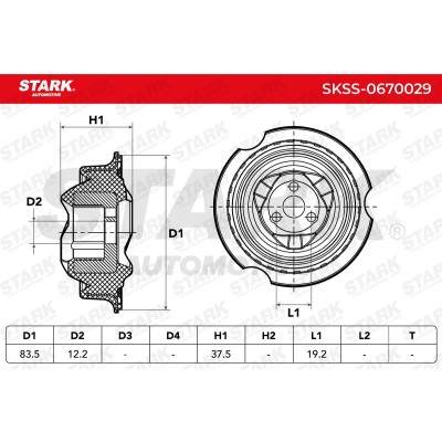 Strut Support Bearing Front Stark SKSS-0670029 SKSS-0670029 - photo 4