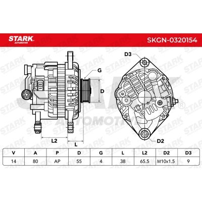 Alternator Stark SKGN-0320154 SKGN-0320154 - photo 6