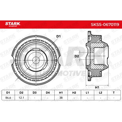 Strut Support Bearing Front Stark SKSS-0670119 SKSS-0670119 - photo 4