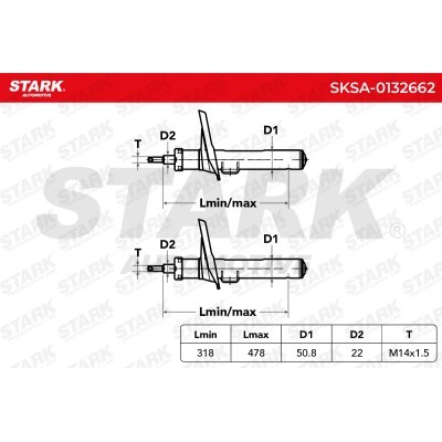 Shock Absorber Stark SKSA-0132662 SKSA-0132662 - photo 4