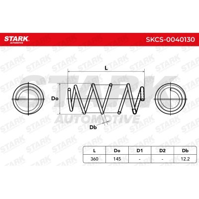 Suspension Spring Stark SKCS-0040130 SKCS-0040130 - photo 6