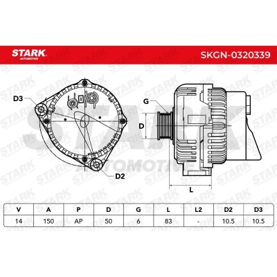 Alternator Stark SKGN-0320339 SKGN-0320339 - photo 5