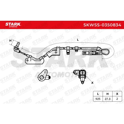 ABS Sensor Stark SKWSS-0350834 SKWSS-0350834 - photo 5