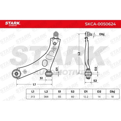Control Arm Stark SKCA-0050624 SKCA-0050624 - photo 6