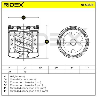Fuel Filter RIDEX 9F0205 9F0205 - photo 5