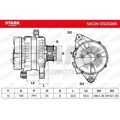 Alternator Stark SKGN-0320285 SKGN-0320285 - photo 7