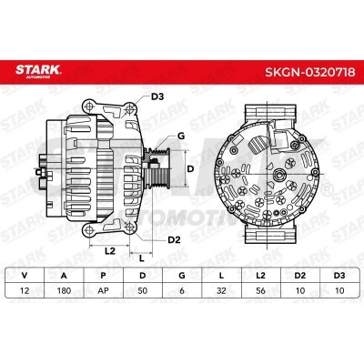 Alternator Stark SKGN-0320718 SKGN-0320718 - photo 5