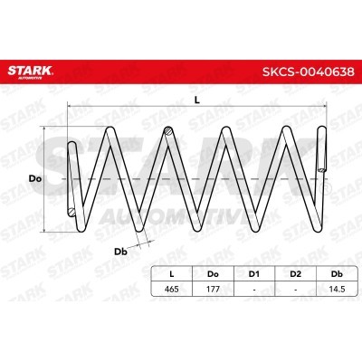 Suspension Spring Stark SKCS-0040638 SKCS-0040638 - photo 5