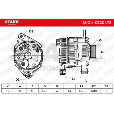Alternator Stark SKGN-0320472 SKGN-0320472 - photo 7