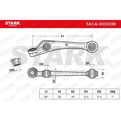 Control Arm Stark SKCA-0051039 SKCA-0051039 - photo 5