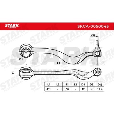 Control Arm Stark SKCA-0050045 SKCA-0050045 - photo 3