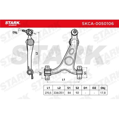 Control Arm Stark SKCA-0050106 SKCA-0050106 - photo 2