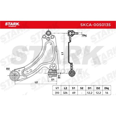 Control Arm Stark SKCA-0050135 SKCA-0050135 - photo 9