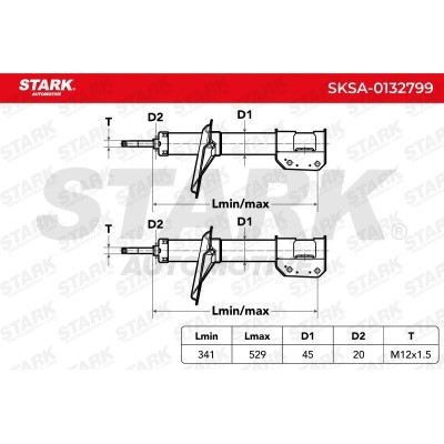 Shock Absorber Stark SKSA-0132799 SKSA-0132799 - photo 4