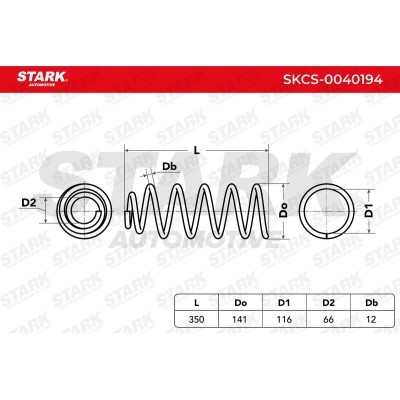 Suspension Spring Stark SKCS-0040194 SKCS-0040194 - photo 5