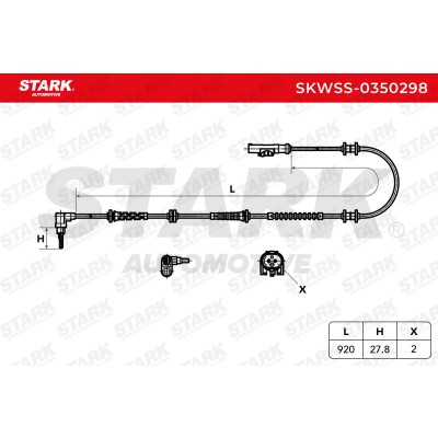 ABS Sensor Stark SKWSS-0350298 SKWSS-0350298 - photo 6