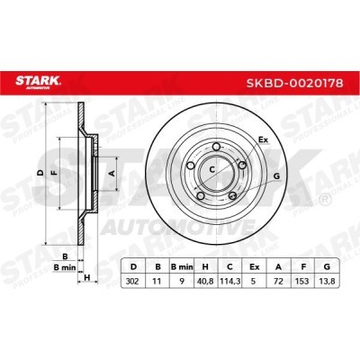 Brake Disc Stark SKBD-0020178 SKBD-0020178 - photo 7