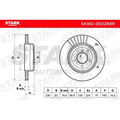 Brake Disc Stark SKBD-0022889 SKBD-0022889 - photo 3