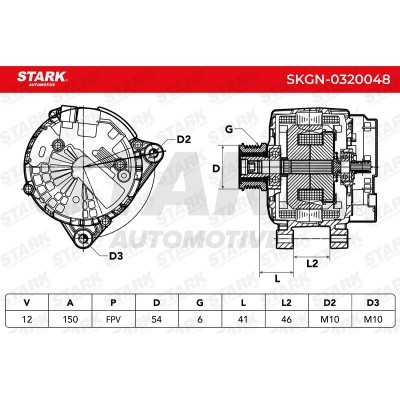 Alternator Stark SKGN-0320048 SKGN-0320048 - photo 6