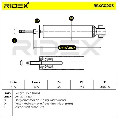 Shock Absorber RIDEX 854S0203 854S0203 - photo 4
