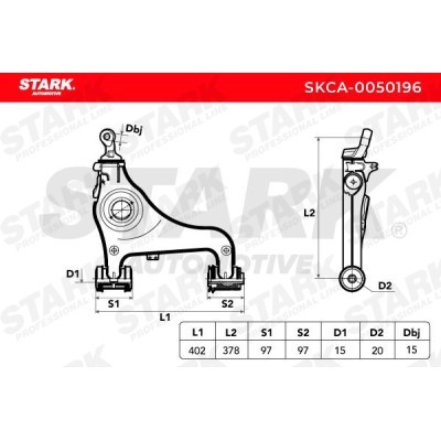 Control Arm Stark SKCA-0050196 SKCA-0050196 - photo 4