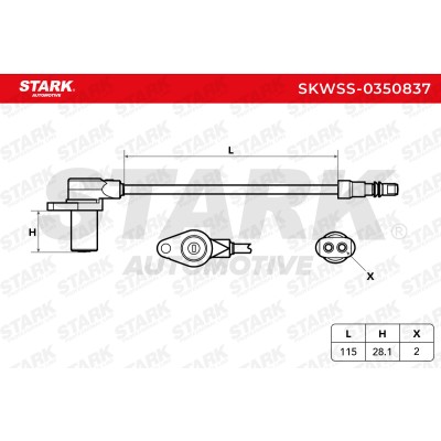 ABS Sensor Stark SKWSS-0350837 SKWSS-0350837 - photo 6