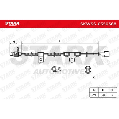 ABS Sensor Stark SKWSS-0350368 SKWSS-0350368 - photo 7