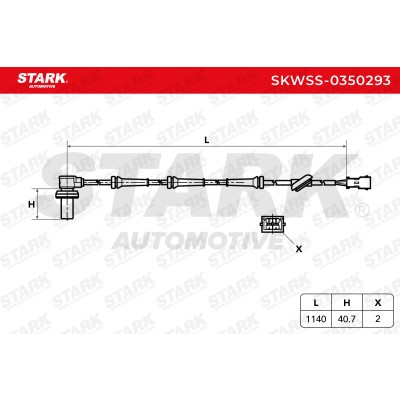 ABS Sensor Stark SKWSS-0350293 SKWSS-0350293 - photo 7
