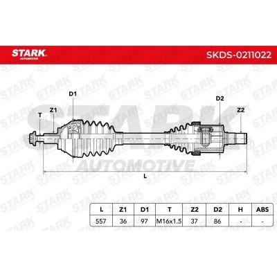 Drive Shaft Stark SKDS-0211022 SKDS-0211022 - photo 6