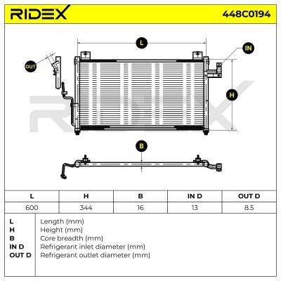 A/C condenser 448C0194 - photo 7