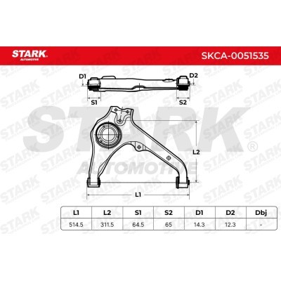 Control Arm Stark SKCA-0051535 SKCA-0051535 - photo 6
