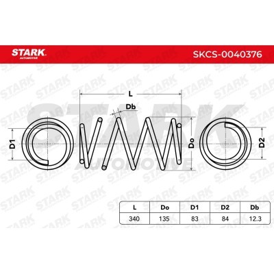 Suspension Spring Stark SKCS-0040376 SKCS-0040376 - photo 4