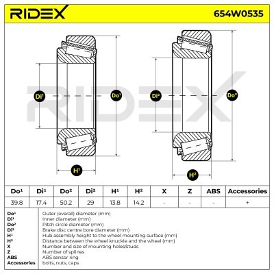 Wheel Bearing RIDEX 654W0535 654W0535 - photo 4