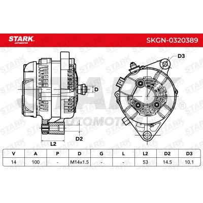 Alternator Stark SKGN-0320389 SKGN-0320389 - photo 5