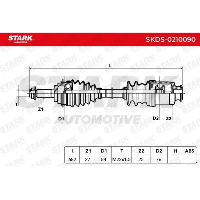 Drive Shaft Stark SKDS-0210090 SKDS-0210090 - photo 6