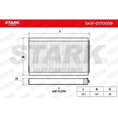 Cabin Air Filter Stark SKIF-0170009 SKIF-0170009 - photo 3