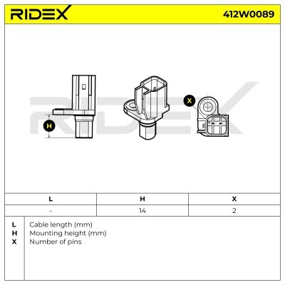 ABS Sensor RIDEX 412W0089 412W0089 - photo 6